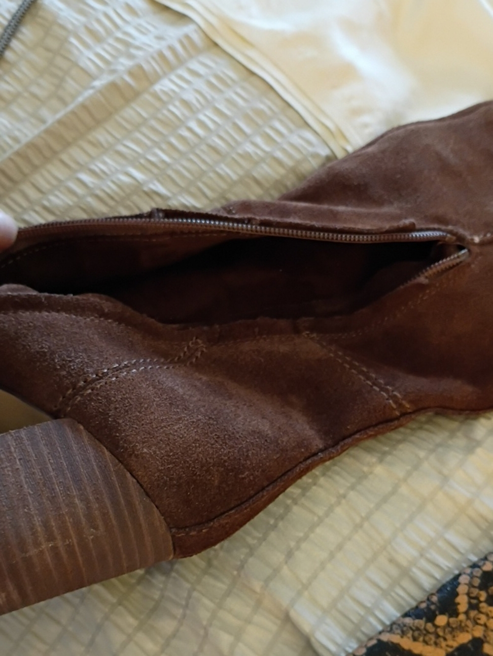 Steve Madden Women's Over-the-Knee Suede Boots in Chestnut Brown Novela Size 8.5 - Picture 12 of 17